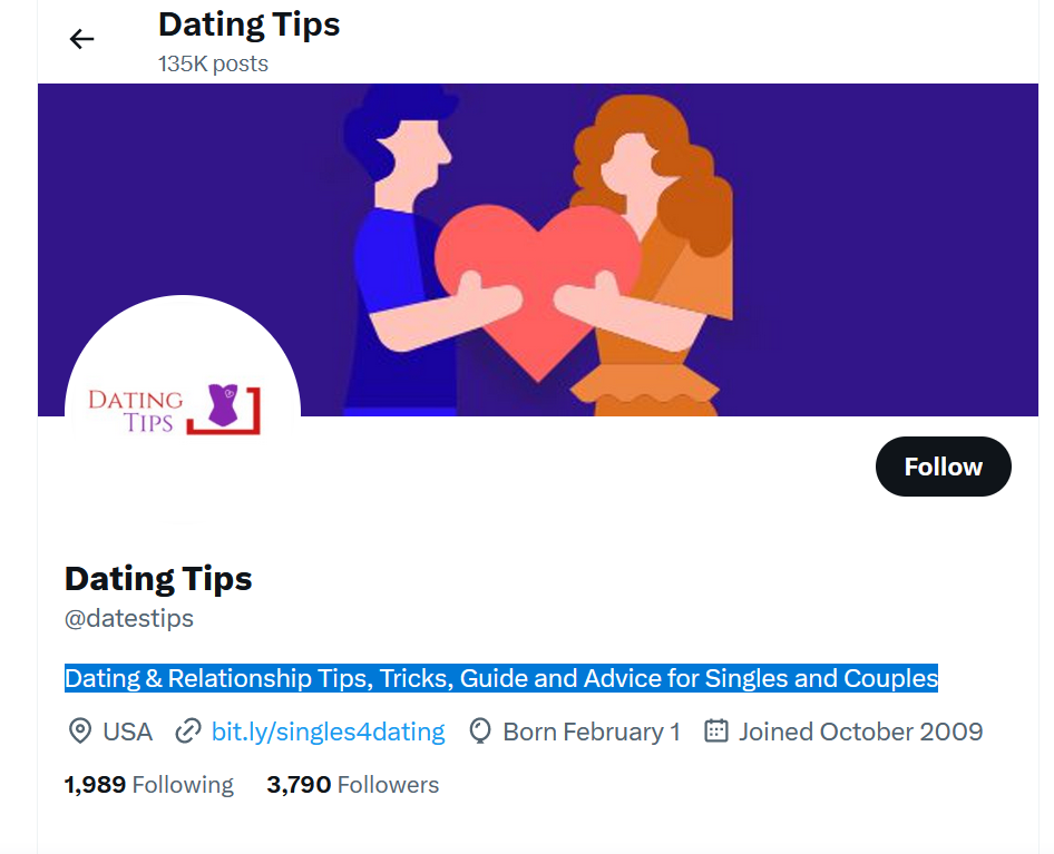 Dating Tips - is for sale